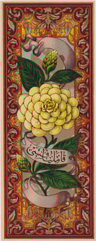 Flower Tobaco Label Poster Flower Tobaco Label Poster