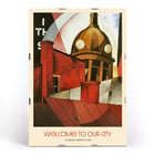 Welcome to Our City by Charles Demuth artwork featuring architectural forms and abstract design. Poster titled Welcome to Our City by Charles Demuth featuring abstract urban architecture elements
