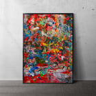 Vibrant colorful abstract artwork by Abstract Patchwork 2 titled Abstract Patchwork 2. Colorful abstract poster showcasing intricate patterns and textures in Abstract Patchwork 2 by Anonymous.