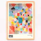 Colorful abstract painting Southern Gardens by Paul Klee. Poster featuring colorful geometric abstract artwork Southern Gardens by Paul Klee with a variety of vibrant blocks and shapes.