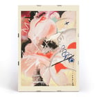 Abstract watercolor painting by Hilma af Klint titled Female Figure. Abstract art poster with dynamic shapes and colors by Wassily Kandinsky titled Female Figure.