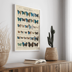 Colorful butterfly illustration Exotic butterflies Pl.097 by Otto Staudinger Poster showing various species of butterflies in vibrant colors from the artwork Exotic butterflies Pl.097 by Otto Staudinger.