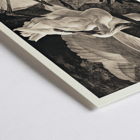 Egrets depicted in Lepelaars by Adriaan van Hoff artwork. Poster depicting spoonbills in a natural setting from the artwork Lepelaars by Adriaan van Hoff.