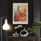 Farbenfrohe Darstellung der Stachelhäuter des Great Barrier Reef von William Saville-Kent vom Great Barrier Reef in Australien. Poster mit farbenfrohen Stachelhäutern vom Great Barrier Reef von William Saville-Kent mit dem Titel „Great Barrier Reef Echinoderms“.