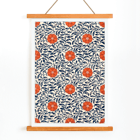 Dekoratives Blumenmuster von Owen Jones mit dem Titel Blumenmuster Beispiele für chinesische Ornamente Poster mit Blumenmuster-Kunstwerk mit dem Titel „Blumenmuster Beispiele für chinesisches Ornament“ von Owen Jones mit roten Blumen und blauen Blättern