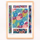 Floral motifs vibrant designs by Édouard Bénédictus from Variations Quatre-Vingt-Six Motifs Décoratifs En Vingt Planches Poster of colorful floral motifs by Édouard Bénédictus from Variations Quatre-Vingt-Six Motifs Décoratifs En Vingt Planches