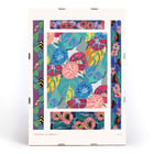 Floral motifs vibrant designs by Édouard Bénédictus from Variations Quatre-Vingt-Six Motifs Décoratifs En Vingt Planches Poster of colorful floral motifs by Édouard Bénédictus from Variations Quatre-Vingt-Six Motifs Décoratifs En Vingt Planches