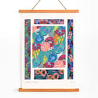 Floral motifs vibrant designs by Édouard Bénédictus from Variations Quatre-Vingt-Six Motifs Décoratifs En Vingt Planches Poster of colorful floral motifs by Édouard Bénédictus from Variations Quatre-Vingt-Six Motifs Décoratifs En Vingt Planches