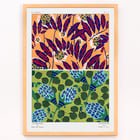 Vintage floral patterns by E A Séguy from Suggestions for Stuffs and Carpets with colorful motifs Poster featuring vintage floral patterns from Suggestions for Stuffs and Carpets by E A Séguy vibrant botanical designs
