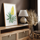 Yellow perennial lupine botanical illustration by Sydenham Edwards John Lindley and James Ridgway from Edwards Botanical Register Poster displaying Yellow Perennial Lupine from Edwards Botanical Register by Sydenham Edwards John Lindley and James Ridgway