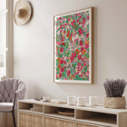 Colorful flower pattern artwork by Owen Jones vibrant floral design Poster displaying a vibrant floral design by Owen Jones titled Colorful flower pattern showcasing intricate blossoms and foliage
