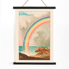 Colorful rainbow over ocean landscape by F L Schmied in Faust tragédie de Goethe selon la traduction de Gérard de Nerval Poster with a vibrant rainbow over coastal landscape artwork by F L Schmied titled Faust tragédie de Goethe translation by Gérard de Nerval