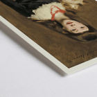 Portrait of a girl with a dog by John Singer Sargent in Miss Beatrice Townsend Poster featuring Miss Beatrice Townsend by John Singer Sargent depicting a young girl with a dog in elegant attire and a red sash.