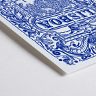 Artistic depiction of Lisbon in blue decorative azulejos by Lisbon Azulejo Blue painted tile 2 Poster featuring intricate blue and white Lisbon cityscape and ornate designs titled Lisbon Azulejo Blue painted tile 2.