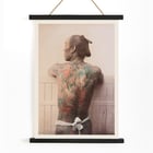 Raimund von Stillfried artwork Japanese Tattoo 1 depicting traditional Japanese tattoo. Poster featuring man with intricate back tattoo Japanese Tattoo by Raimund von Stillfried.
