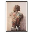 Raimund von Stillfried artwork Japanese Tattoo 1 depicting traditional Japanese tattoo. Poster featuring man with intricate back tattoo Japanese Tattoo by Raimund von Stillfried.