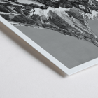 Mountain Photography with Jagged Peaks and Glacial Landscape by Vittorio Sell Aiguille calcaire à la rencontre des glaciers de Baltoro et Godwin-Austen Poster of a jagged mountain peak with snow from the artwork Aiguille calcaire à la rencontre des glaciers de Baltoro et Godwin-Austen by Vittorio Sell