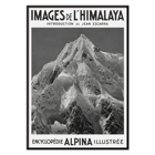 Le Siniolchu seen from Zemu Glacier by Vittorio Sella Images de l'Himalaya Poster of the Himalayas by Vittorio Sella showing Le Siniolchu peak viewed from the Zemu glacier from the work Images de l'Himalaya