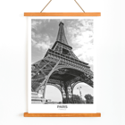 Tour Eiffel Black and White Picture by Artist Featuring Eiffel Tower in Paris Black and white poster of the Eiffel Tower in Paris titled Tour Eiffel Black & White picture highlighting its intricate structure