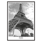 Tour Eiffel Black and White Picture by Artist Featuring Eiffel Tower in Paris Black and white poster of the Eiffel Tower in Paris titled Tour Eiffel Black & White picture highlighting its intricate structure