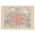 Ancient map of Paris Ancient map of Paris