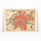 Alte Karte von Paris Alte Karte von Paris