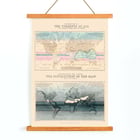 Distribution of the currents of air and variable winds over the world by James Reynolds artwork showing global wind patterns and rainfall distribution maps Poster depicting global air currents and variable winds by James Reynolds entitled Distribution of the currents of air.