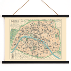 Vintage map of Paris from Paris Ses Monuments Guide Pratique Du Visiteur by Borremans F Poster of a vintage map of Paris detailing its monuments titled Paris Ses Monuments Guide Pratique Du Visiteur by Borremans F