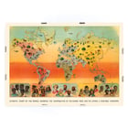 Climatic Chart of the World by Levi Walter Yaggy illustrating human race and animal-vegetable distribution. Poster titled Climatic Chart of the World by Levi Walter Yaggy depicting global distribution of humans animals and vegetation.