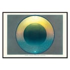 Colorful depiction of earth's system by Isaac Frost in Plate 10 System According to the Holy Scriptures. Poster of Plate 10 System According to the Holy Scriptures by Isaac Frost depicting a celestial and terrestrial scene