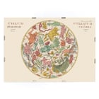 Celestial map illustration by Johann Elert Bode titled Coelum Stellatum Hemisphaerium Librae. Poster featuring the celestial map Coelum Stellatum Hemisphaerium Librae by Johann Elert Bode with colorful constellations.