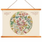 Celestial map illustration by Johann Elert Bode titled Coelum Stellatum Hemisphaerium Librae. Poster featuring the celestial map Coelum Stellatum Hemisphaerium Librae by Johann Elert Bode with colorful constellations.