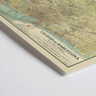 Antique map of Barcelone by D Francisco Coello and D Antonio Sans Poster featuring an antique map of Barcelona titled Ciudad de Barcelona with detailed city streets and surrounding areas.