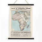 Karte von Afrika von F. Schrader, F. Prudent und E. Anthoine aus L'Afrique en l'Atlas de géographie moderne Poster zeigt eine detaillierte Karte von Afrika mit geografischen Merkmalen aus dem Atlas de géographie moderne von Schrader Prudent Anthoine