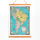 Colorful illustrated map of South America by Ernest Dudley Chase titled The Good Neighbor of South America. Colorful illustrated map of South America poster by Ernest Dudley Chase titled The good neighbor of South America