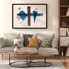 Blau in Rund und Spitz Blau in Rund und Spitz