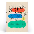 Colorful abstract artwork Constellations by Joan Miró with bold geometric shapes and stars. Poster featuring abstract art with colorful shapes and stars titled Constellations by Joan Miró.