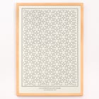 Les éléments de l’art arabe by Jules Bourgoin features intricate geometric patterns. Poster of geometric patterns from Les éléments de l’art arabe by Jules Bourgoin showing intricate arabesque design.
