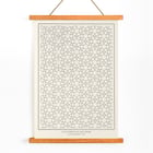 Les éléments de l’art arabe by Jules Bourgoin features intricate geometric patterns. Poster of geometric patterns from Les éléments de l’art arabe by Jules Bourgoin showing intricate arabesque design.