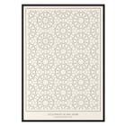 Intricate geometric patterns from Les éléments de l’art arabe by Jules Bourgoin. Poster displaying intricate geometric patterns by Jules Bourgoin from Les éléments de l’art arabe.