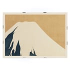 Mount Fuji by Kamisaka Sekka artwork depicting a minimalist illustration of the mountain. Poster depicting Mount Fuji by Kamisaka Sekka features a minimalist design with a snow-capped peak against a warm beige background.