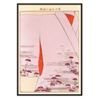 Yachigusa v 15 Pl 24 by Seikō Ueno depicting a kimono with delicate floral patterns Poster Yachigusa v. 15 Pl.24 by Seikō Ueno depicting a close-up of a kimono with floral patterns and red accents