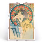 Frau mit Mohnblumen von Alphonse Mucha
