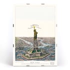 The Great Bartholdi Statue Liberty Enlightening the World by Currier & Ives depicting the Statue of Liberty in New York Harbor Poster titled The Great Bartholdi Statue Liberty Enlightening the World by Currier & Ives shows Statue of Liberty in New York.