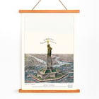 The Great Bartholdi Statue Liberty Enlightening the World by Currier & Ives depicting the Statue of Liberty in New York Harbor Poster titled The Great Bartholdi Statue Liberty Enlightening the World by Currier & Ives shows Statue of Liberty in New York.