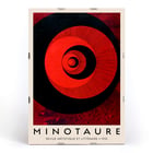 Abstract red and black spiral artwork Minotaure revue artistique et littéraire by E Tériade. Minotaure revue artistique et littéraire poster by E Tériade featuring red and black abstract concentric circles pattern