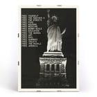 Black and white artwork with Statue of Liberty and message Free the Panther by artist Black and white poster of the Statue of Liberty with text Free the Panther by Anonymous displaying social messages