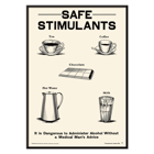 Illustration by the Dominion Scientific Temperance Committee promoting safe alternatives to alcohol consumption with tea coffee chocolate hot water and milk Poster promoting the prohibition of alcohol by The Dominion Scientific Temperance Committee featuring safe alternatives to alcohol