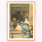 French engravers artwork depicting a woman reading artist Graveurs français de la seconde moitié du XVIIIe siècle artwork title Graveurs français de la seconde moitié du XVIIIe siècle Poster displaying artwork of a woman reading with a child and elderly man nearby from Graveurs français de la seconde moitié du XVIIIe siècle