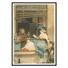French engravers artwork depicting a woman reading artist Graveurs français de la seconde moitié du XVIIIe siècle artwork title Graveurs français de la seconde moitié du XVIIIe siècle Poster displaying artwork of a woman reading with a child and elderly man nearby from Graveurs français de la seconde moitié du XVIIIe siècle